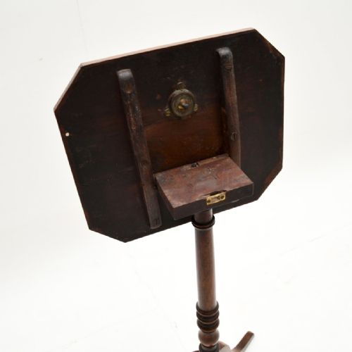 ANTIQUE GEORGIAN MAHOGANY TILT TOP SIDE TABLE - ADDITIONAL PHOTO 6