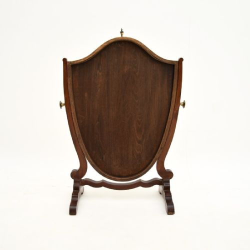 fig 1. Antique Georgian Inlaid Mahogany Table Top Mirror
