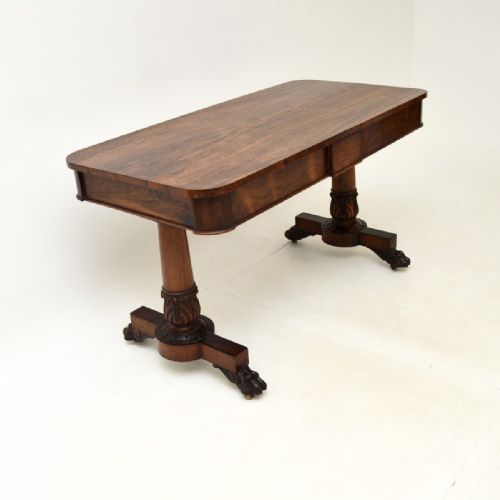 fig 1. Antique William IV Rosewood Writing Desk