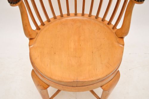 ANTIQUE VICTORIAN SWIVEL DESK CHAIR - ADDITIONAL PHOTO 7