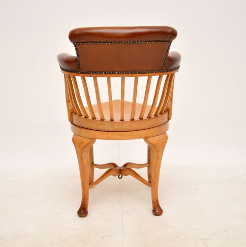ANTIQUE VICTORIAN SWIVEL DESK CHAIR - ADDITIONAL PHOTO 8