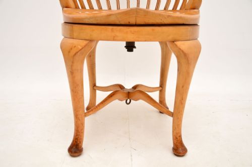 ANTIQUE VICTORIAN SWIVEL DESK CHAIR - ADDITIONAL PHOTO 10