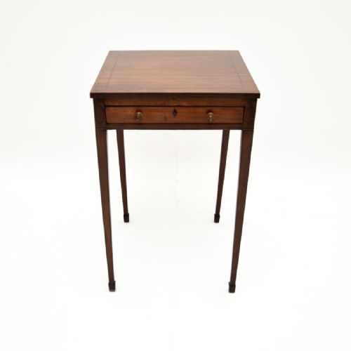 fig 1. Antique Georgian Period Mahogany Side Table