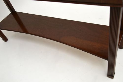 fig 1. Antique Mahogany Console Table
