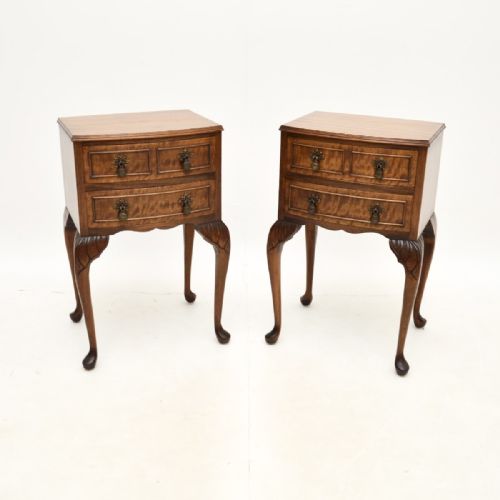 Pair of Antique Mahogany Bedside Chests

