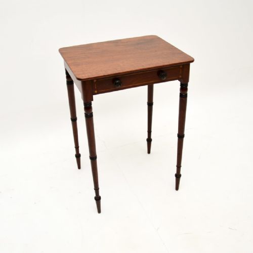 fig 1. Antique Georgian Period Mahogany Side Table