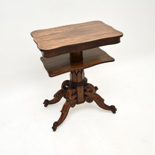 Antique William IV Mahogany Occasional Side Table
