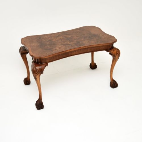 Antique Burr Walnut Coffee Table
