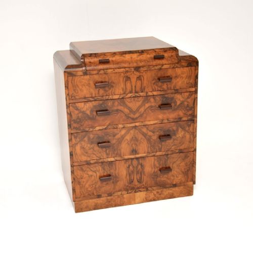 Art Deco Burr Walnut Chest of Drawers
