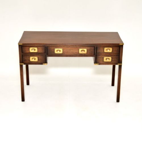 fig 1. Antique Mahogany Military Campaign Desk