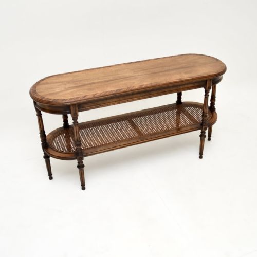 Antique French Walnut Side / Coffee Table
