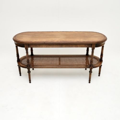 fig 1. Antique French Walnut Side / Coffee Table