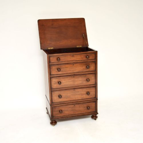 fig 1. Antique Victorian Mahogany Chest of Drawers