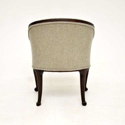 fig 1. Antique Mahogany Tub Armchair