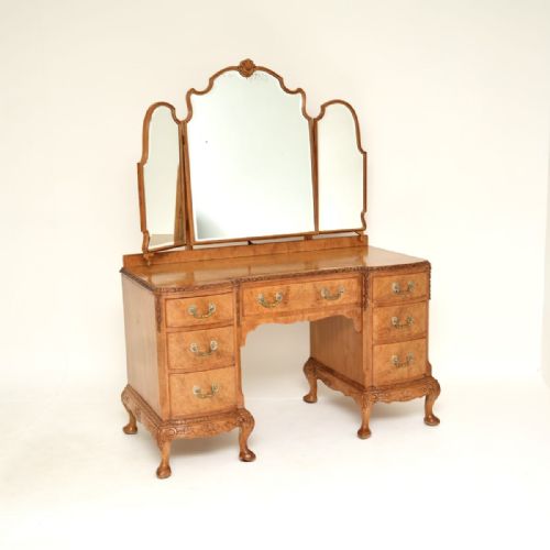 Antique Burr Walnut Dressing Table
