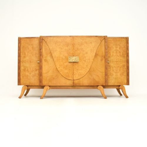 fig 1. Art Deco Burr Walnut Sideboard by Hille