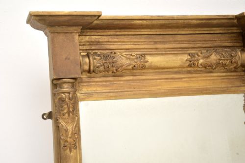 fig 1. Antique Regency Period Gilt Wood Mirror
