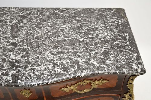 ANTIQUE FRENCH LOUIS XV MARBLE TOP COMMODE BY JACQUES BIRCKL - ADDITIONAL PHOTO 11