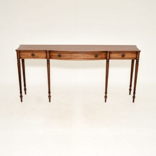fig 1. Antique Georgian Style Inlaid Mahogany Console Table
