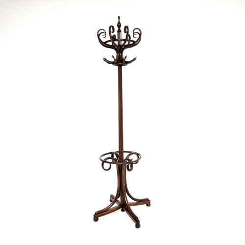 ANTIQUE VICTORIAN BENTWOOD HATSTAND COAT RACK - ADDITIONAL PHOTO 1
