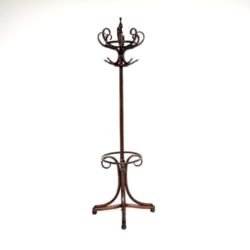 ANTIQUE VICTORIAN BENTWOOD HATSTAND COAT RACK - ADDITIONAL PHOTO 2