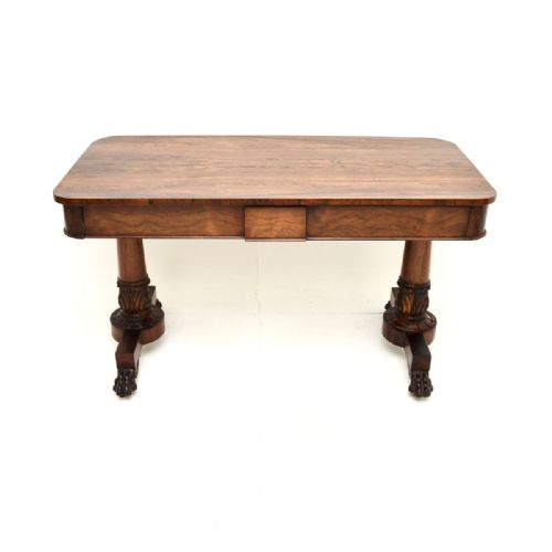 fig 1. Antique William IV Rosewood Writing Desk