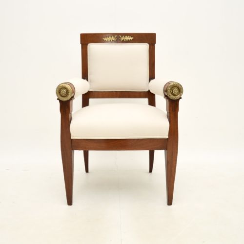 ANTIQUE REGENCY PERIOD MAHOGANY ARMCHAIR - ADDITIONAL PHOTO 1