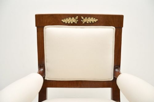 ANTIQUE REGENCY PERIOD MAHOGANY ARMCHAIR - ADDITIONAL PHOTO 3