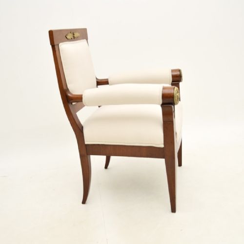 ANTIQUE REGENCY PERIOD MAHOGANY ARMCHAIR - ADDITIONAL PHOTO 4