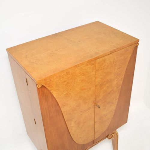 ART DECO BURR WALNUT COCKTAIL CABINET BY HILLE - ADDITIONAL PHOTO 8