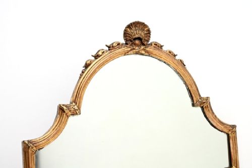 fig 1. Antique French Gilt Wood Mirror