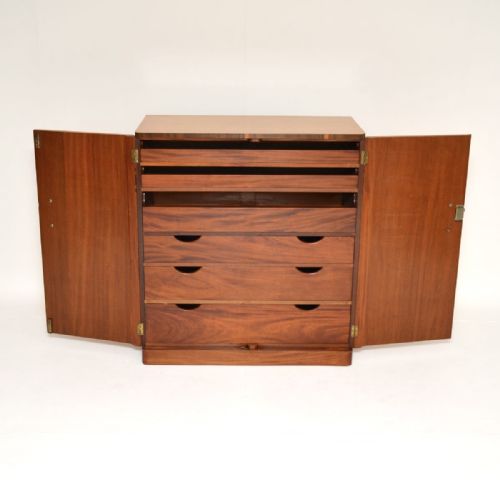 ART DECO BIRDS EYE MAPLE AND WALNUT COMPACTUM WARDROBE - ADDITIONAL PHOTO 2