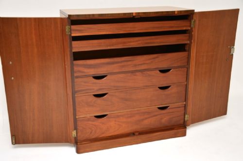 ART DECO BIRDS EYE MAPLE AND WALNUT COMPACTUM WARDROBE - ADDITIONAL PHOTO 11