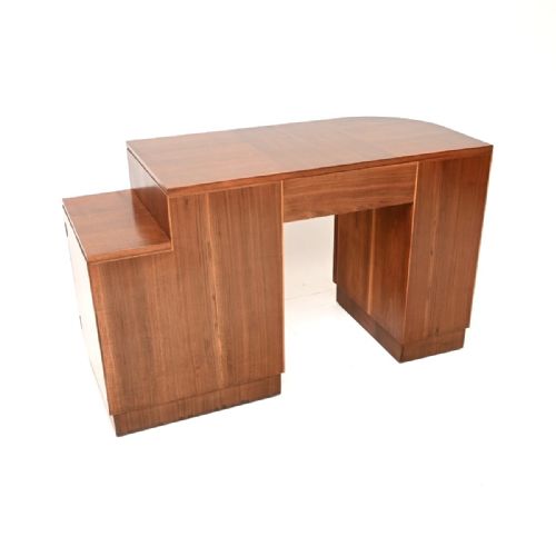ART DECO FIGURED WALNUT DESK - ADDITIONAL PHOTO 6