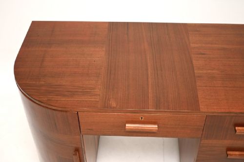 ART DECO FIGURED WALNUT DESK - ADDITIONAL PHOTO 9