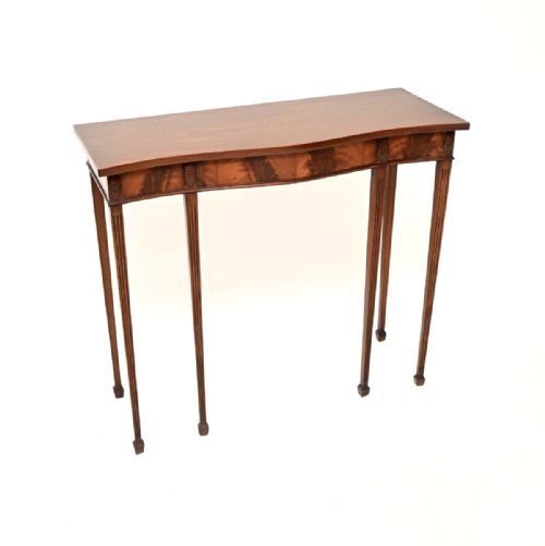 Antique Edwardian Mahogany Console Table
