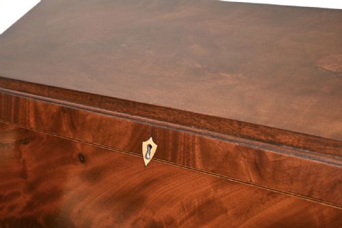 ANTIQUE GEORGIAN PERIOD BUREAU IN MAHOGANY - ADDITIONAL PHOTO 8