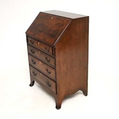 ANTIQUE GEORGIAN PERIOD BUREAU IN MAHOGANY - ADDITIONAL PHOTO 10