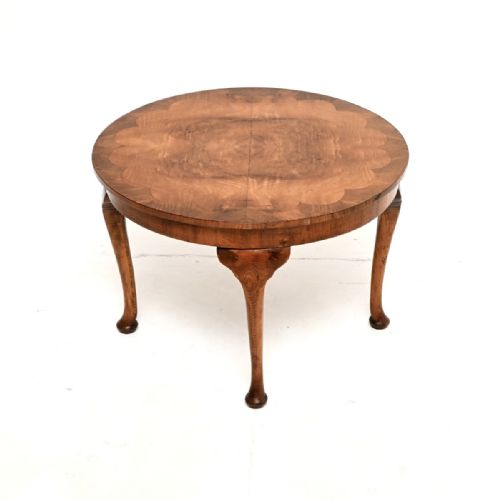 ANTIQUE BURR WALNUT OCCASIONAL SIDE COFFEE TABLE