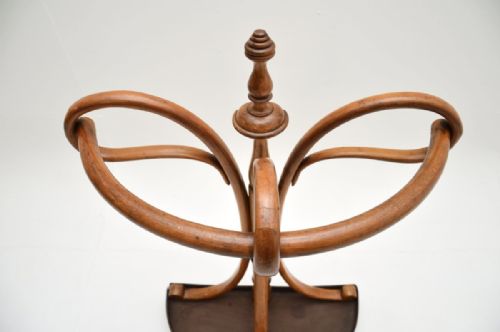ANTIQUE BENTWOOD UMBRELLA STICK STAND BY THONET - ADDITIONAL PHOTO 2