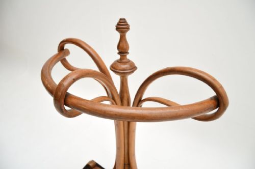 ANTIQUE BENTWOOD UMBRELLA STICK STAND BY THONET - ADDITIONAL PHOTO 4