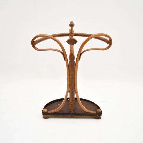 ANTIQUE BENTWOOD UMBRELLA STICK STAND BY THONET - ADDITIONAL PHOTO 8