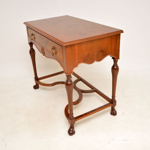 ANTIQUE WALNUT CONSOLE SIDE TABLE - ADDITIONAL PHOTO 2
