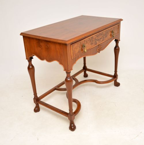 ANTIQUE WALNUT CONSOLE SIDE TABLE - ADDITIONAL PHOTO 5