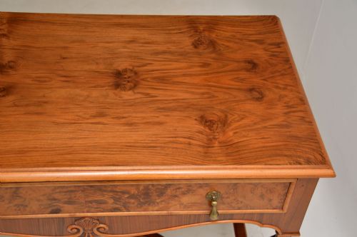 ANTIQUE WALNUT CONSOLE SIDE TABLE - ADDITIONAL PHOTO 7