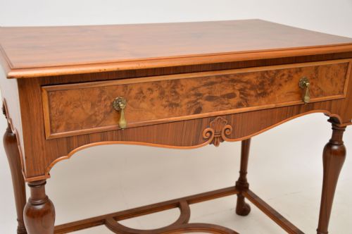 ANTIQUE WALNUT CONSOLE SIDE TABLE - ADDITIONAL PHOTO 8