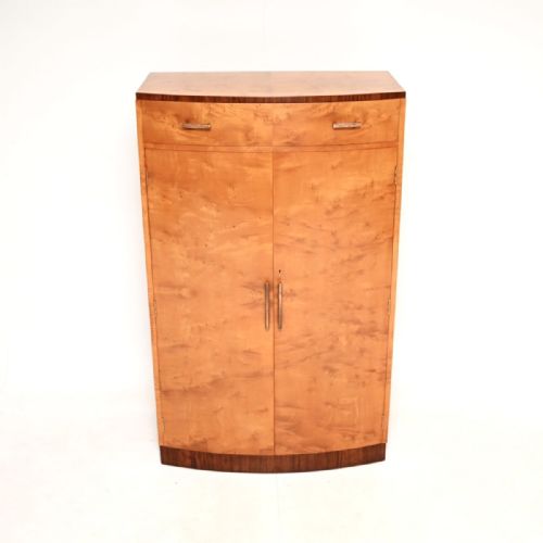 ART DECO SATIN BIRCH AND WALNUT COMPACTUM WARDROBE - ADDITIONAL PHOTO 1