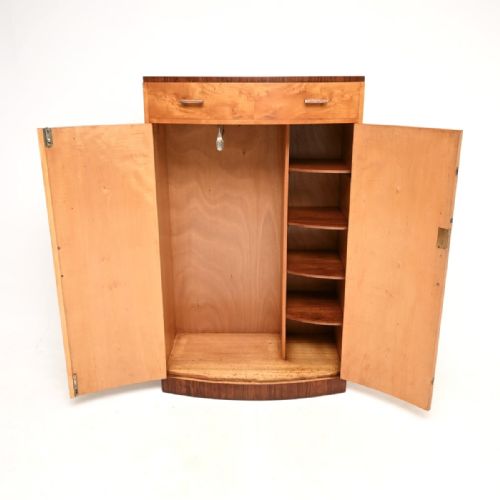 ART DECO SATIN BIRCH AND WALNUT COMPACTUM WARDROBE - ADDITIONAL PHOTO 2