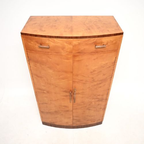 ART DECO SATIN BIRCH AND WALNUT COMPACTUM WARDROBE - ADDITIONAL PHOTO 3