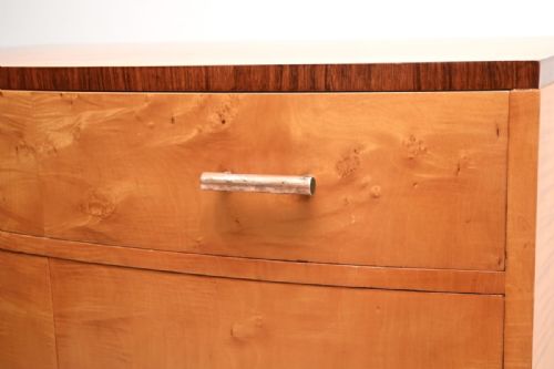 ART DECO SATIN BIRCH AND WALNUT COMPACTUM WARDROBE - ADDITIONAL PHOTO 5